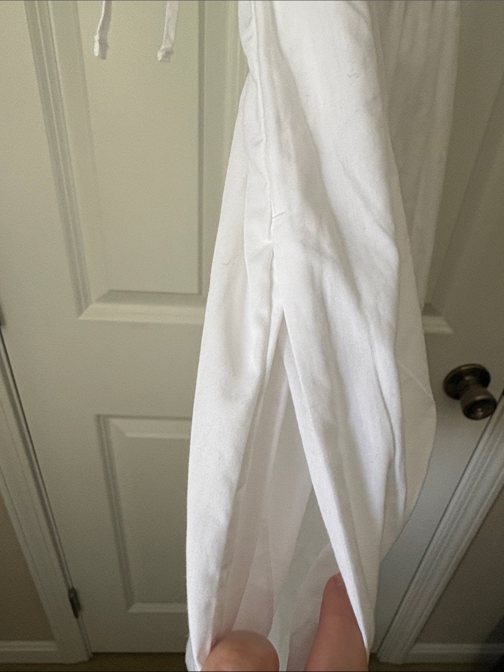 Abercrombie & Fitch Women's Smocked
Babydoll Tie Mini Dress - Picture 3 of 8